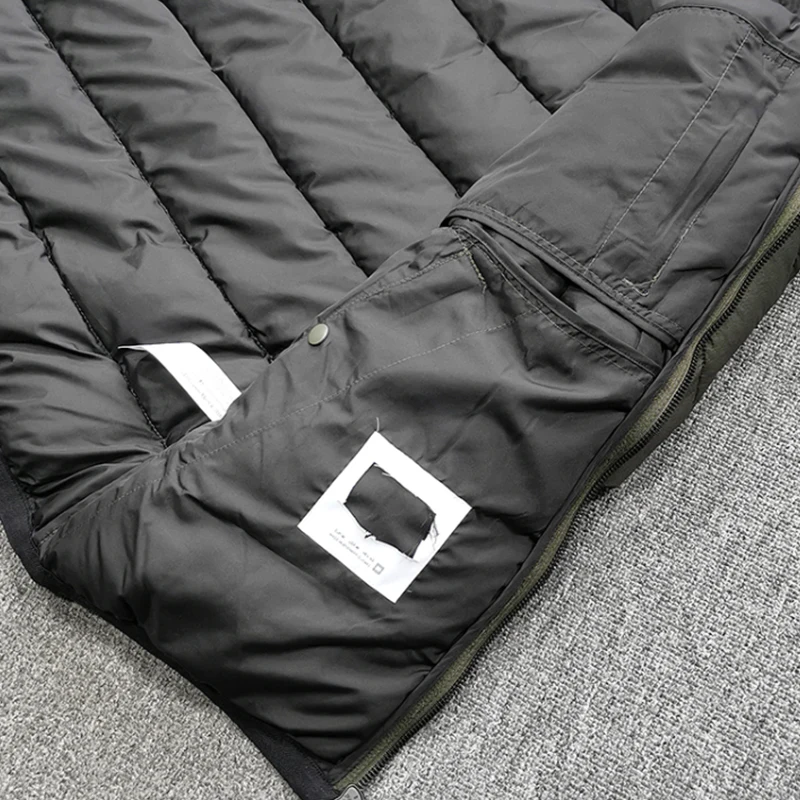 MGP Down-filled Coat Windproof And Rainproof Lightweight Hooded Down Jackets Thick Warm Stand Collar Cotton Padded Clothes