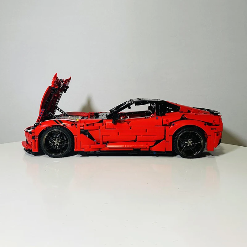 3399 шт. Moc технический автомобиль Chevroleted Corvettess C7 гоночный спортивный строительные