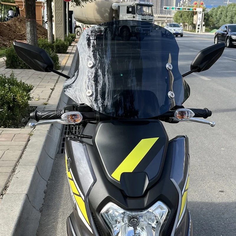 

Universal Adjustable Windscreen Windshield Air Flow Deflector Flyscreen Windscreen For Motorcycle ATV Screen