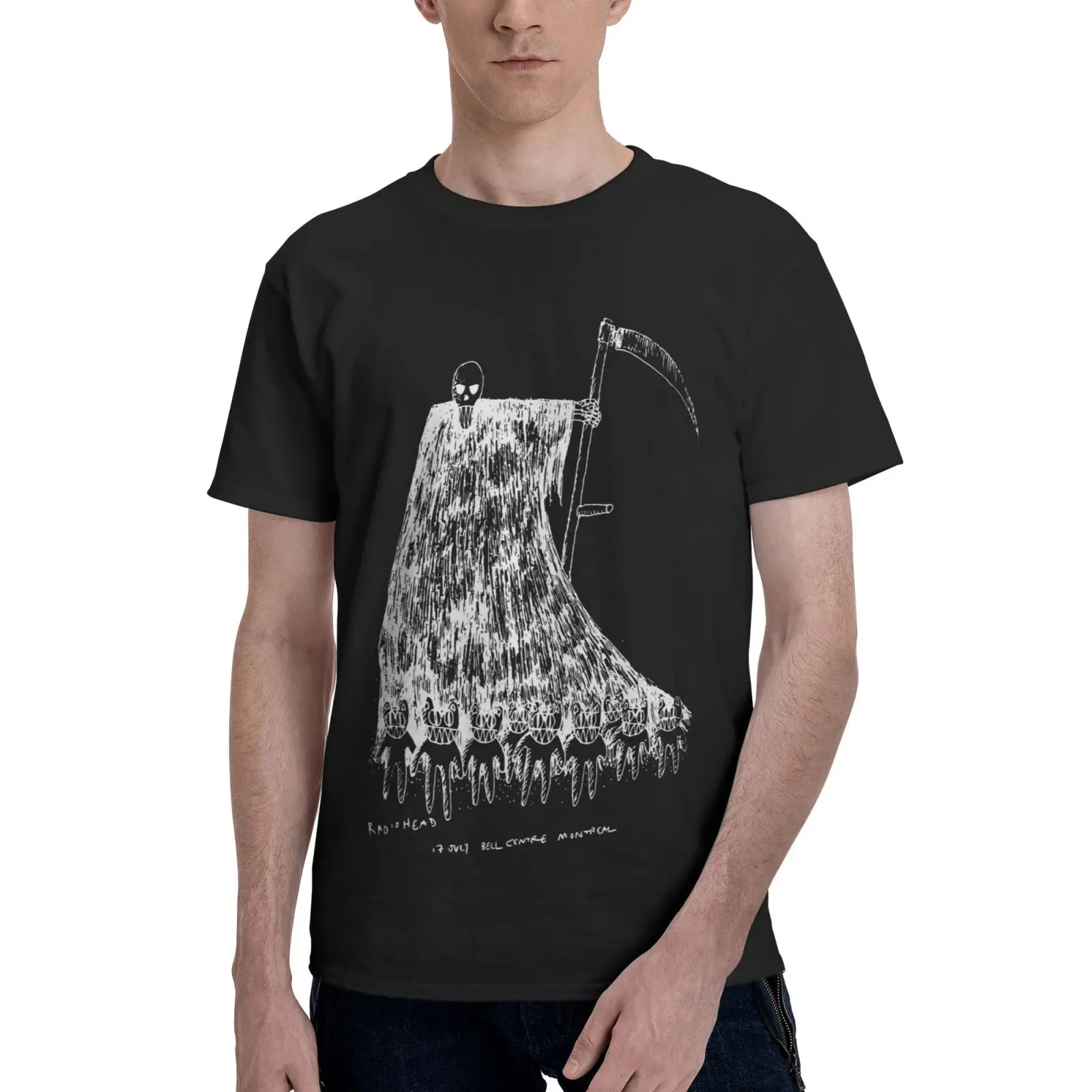 

Радиоголовы 2018 A Луна в форме бассейна футболка оверсайз Harajuku аниме футболка гранж мужская одежда