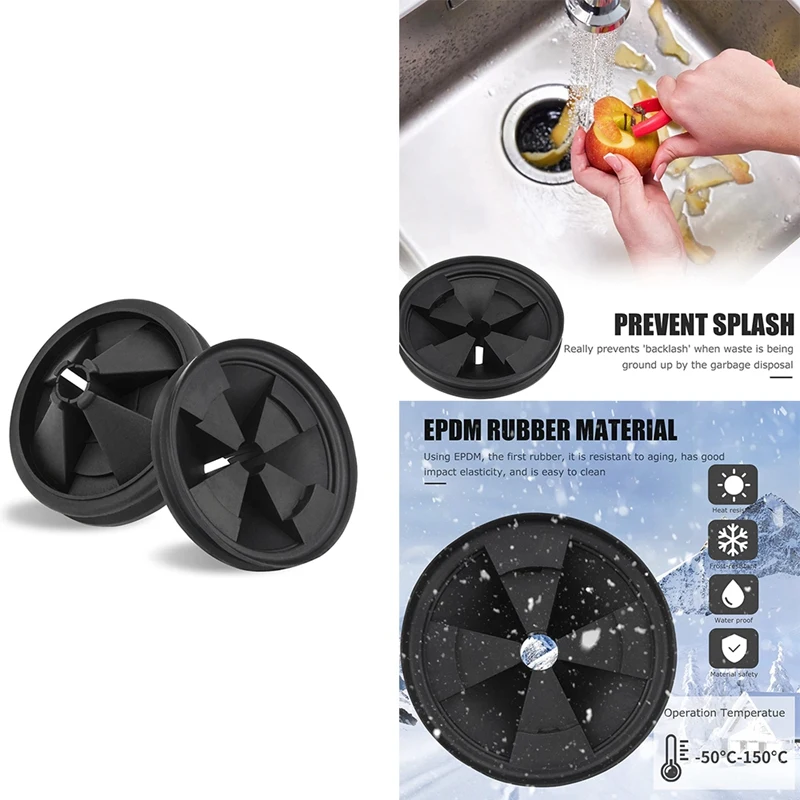 

Защита от брызг для удаления мусора, 3 дюйма, для Insinkerator Evolution Series QCB-AM, перегородка для раковины