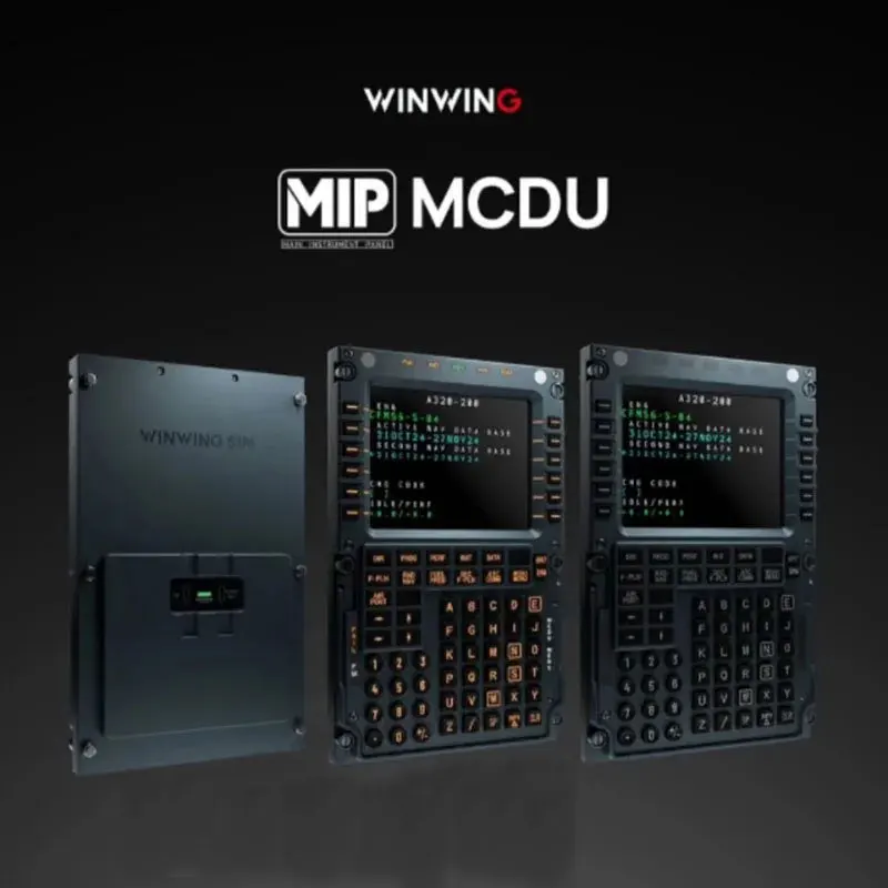 Фото Для панели управления WINWING A3XX MCDU Flight Sim, профессиональный USB-интерфейс для X-Plane/MSFS, подключение и использование без настройок. №5