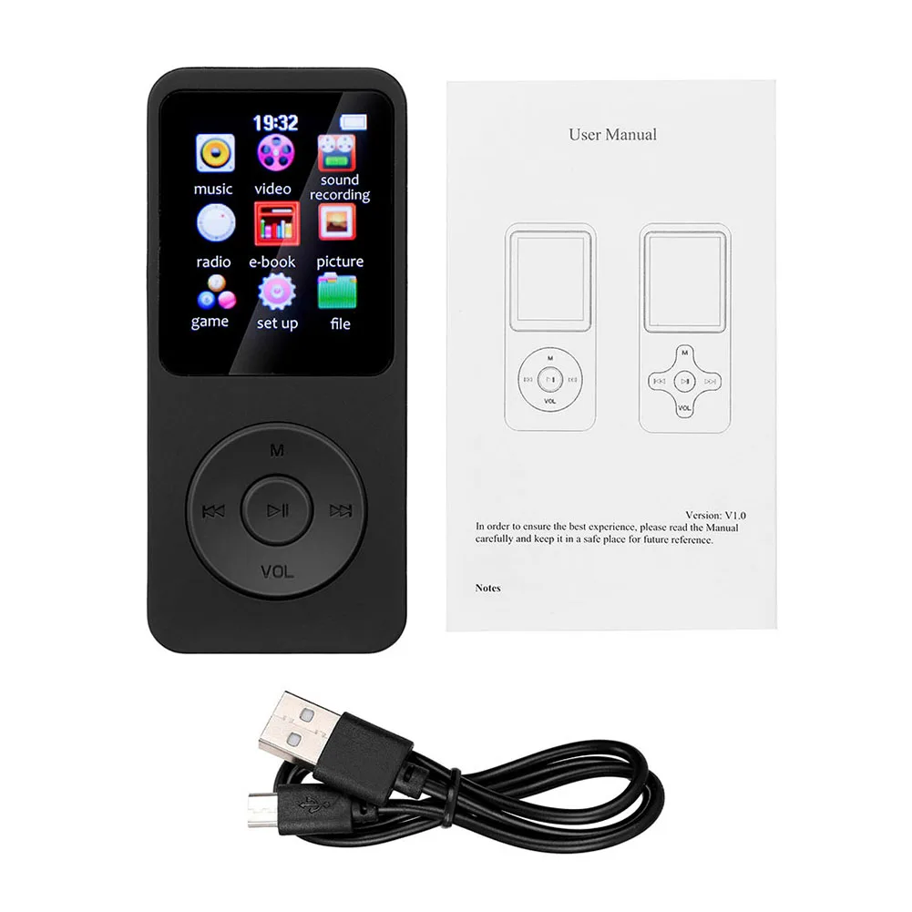 Мини Bluetooth электронная книга Спортивная MP3 MP4 FM радио Walkman студенческие