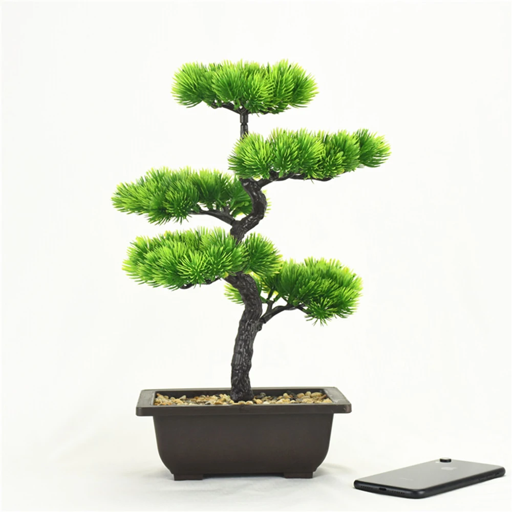 

Artificial Plant Artificial Flower Home Decor Bonsai Tree Pot Plant Fake Flower Potted Ornament For Home Room Garden Decoration