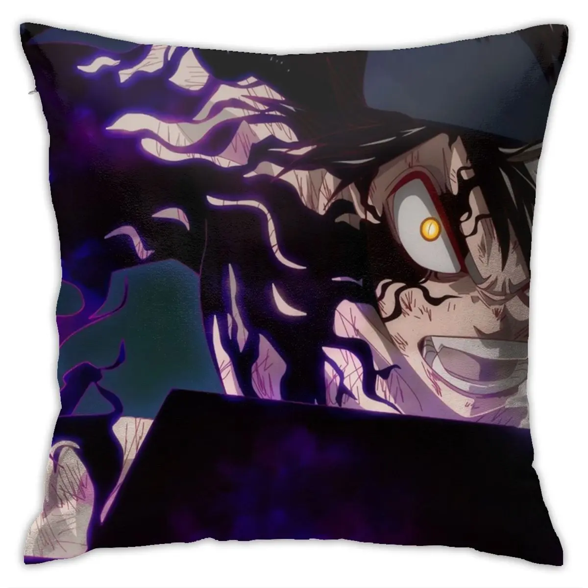 

Asta Eyes Of Anger чехол для подушки, черный клевер, полиэстеровый чехол для дивана, чехол на молнии, летний цветной чехол