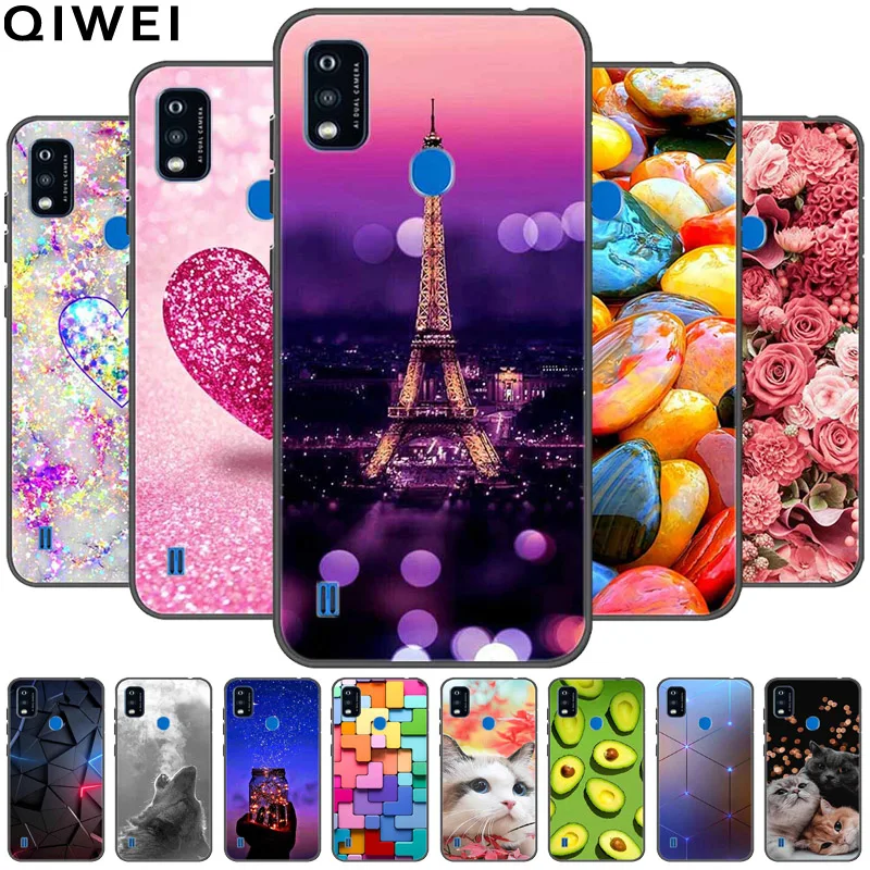 Чехол для ZTE Blade A51 роскошный силиконовый мягкий чехол из ТПУ A51/A71 защитный