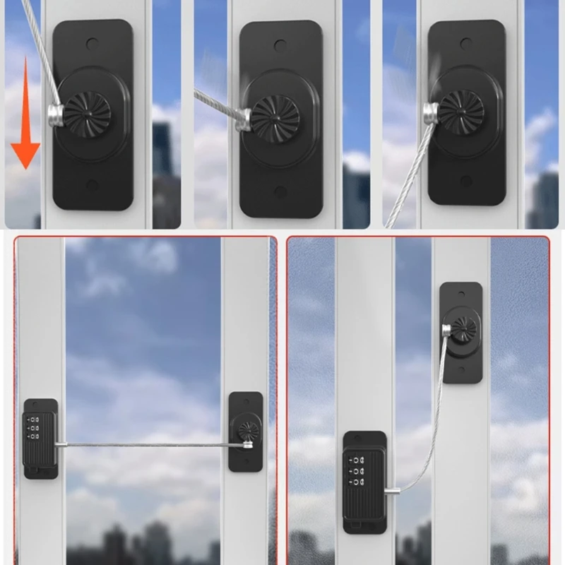 

H37A, замок безопасности для малышей, замок для дверей, самоклеящийся замок на окно для детей