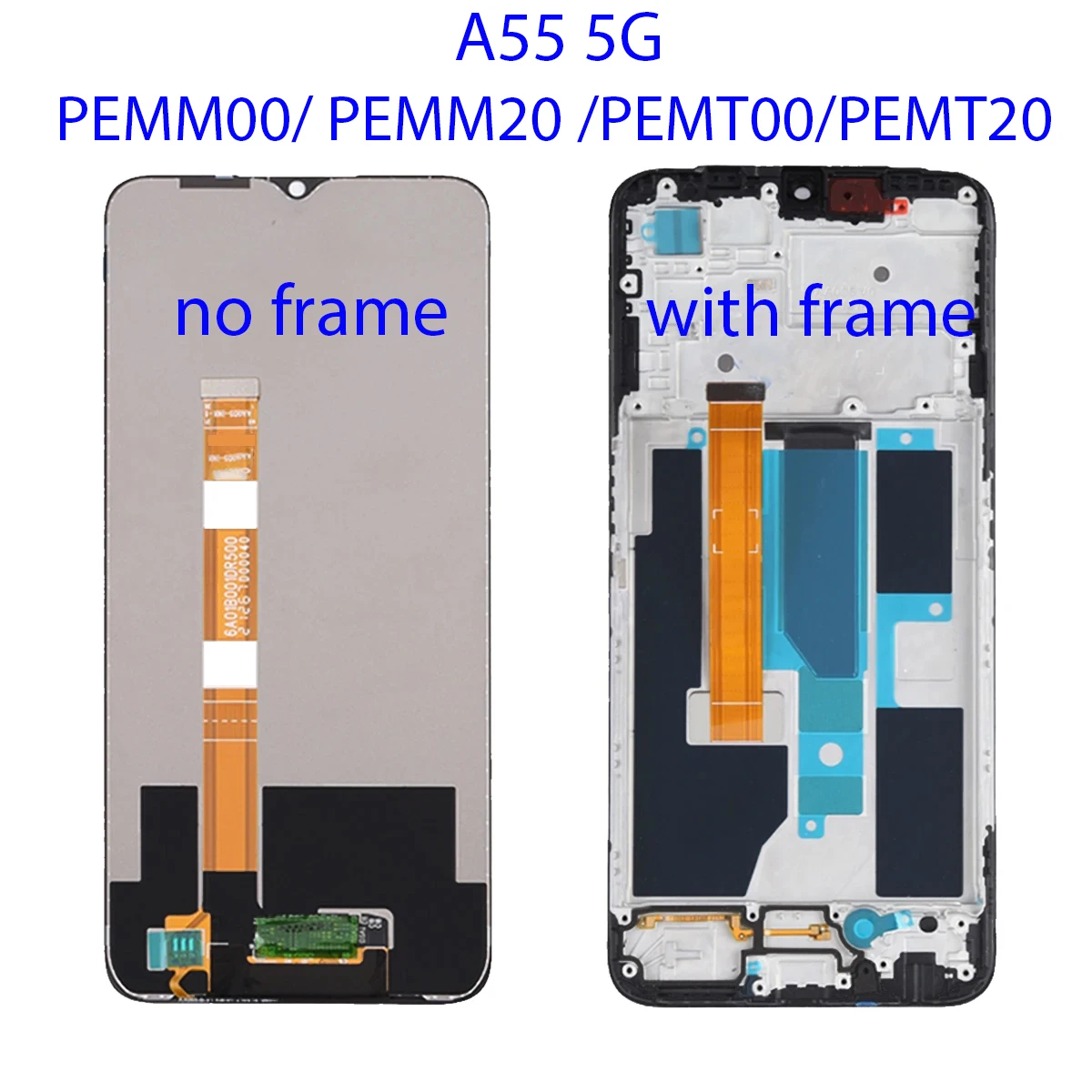 ЖК-дисплей 6 51 дюйма для Oppo A55 4G/A55 5G Lcd CPH2325 PEMM00 сенсорный экран OPPO A55S CPH2385 дисплей в