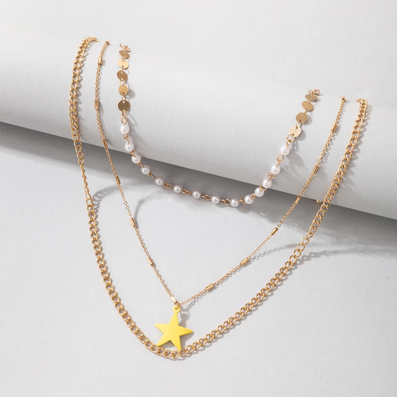 Docona, новое ожерелье с подвеской в виде змеи для женщин, буква 1998, Жемчужный Камень, многослойная цепочка-чокер с бабочкой и ракушкой, ювелирное ожерелье