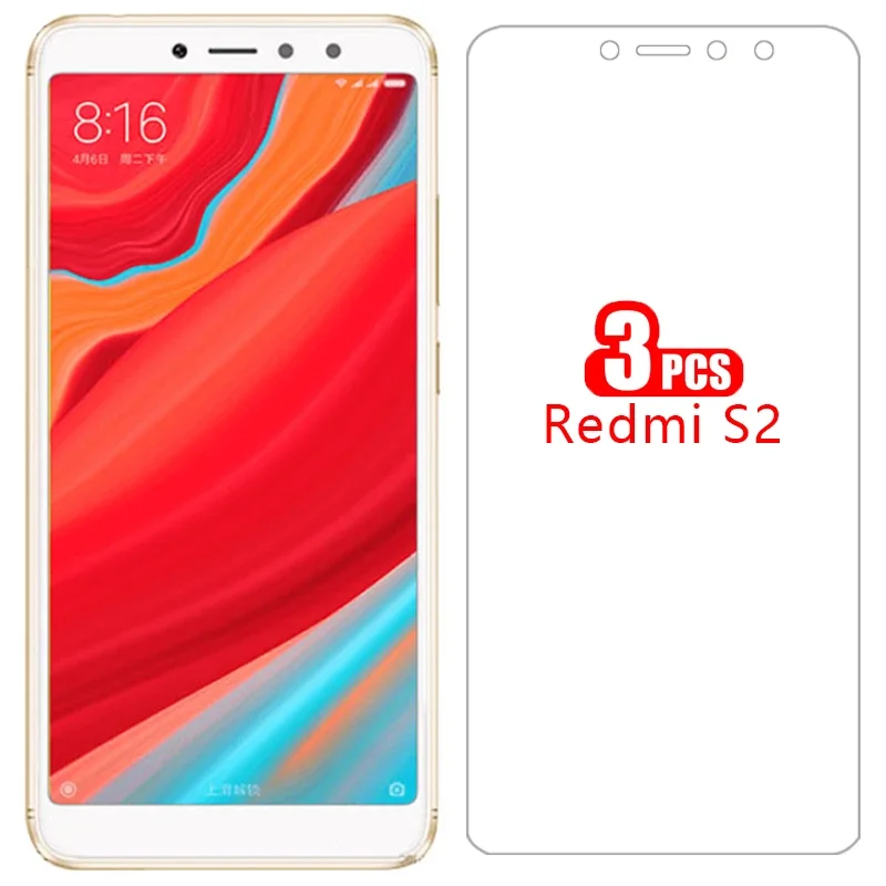 Чехол для xiaomi redmi s2 защита экрана закаленное стекло на redmis2 s 2 защитный чехол xiomi