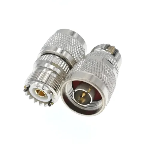 N Type Male to UHF SO239 PL-259 Female  RF Coaxial Adapter Copper Connector 1PC