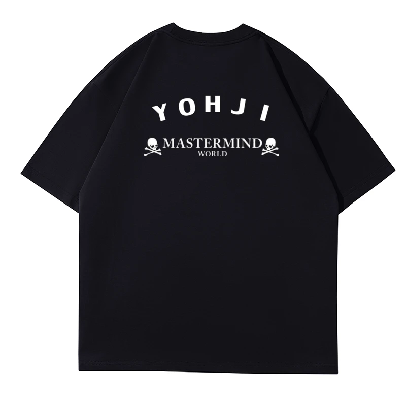 

Y-3 Yohji Yamamoto X MasterMind Japan MMJ 2023 Summer Men's T-shirt Co-branding Casual Cotton Short Sleeve Tee For Men and Women