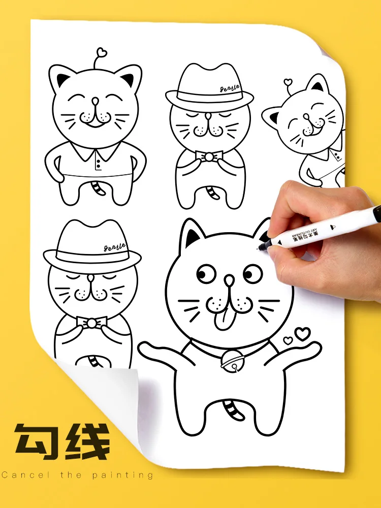 Перманентный маркер с двойным наконечником 6 шт./лот художественный outliner тонкие