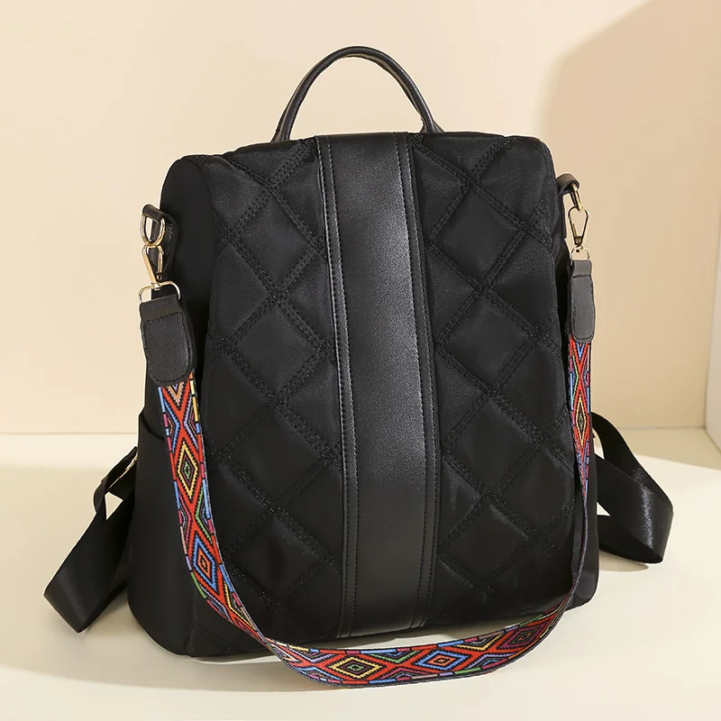 

Женский рюкзак из ткани «Оксфорд», Модный ранец, вместительная Простая Дорожная сумка на одно плечо с защитой от кражи