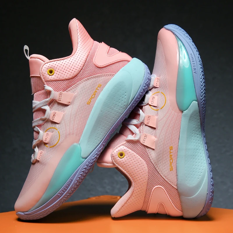 Professional Basketball Shoes for Men and Women High Quality Basketball Training Sneakers for Teenagers Stadium Fitness Sneakers