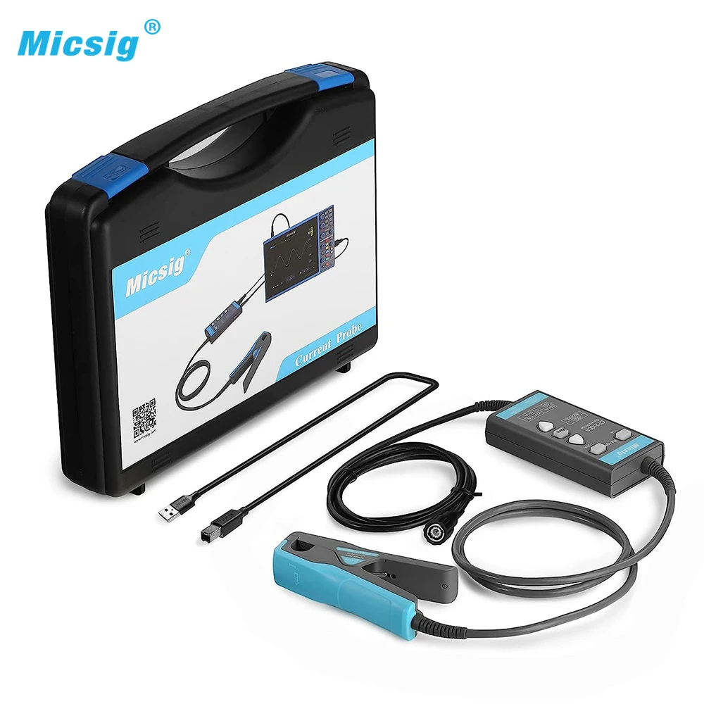 

Micsig AC/DC Current Probes CP2100A Series CP2100 A NEW Can be connected to an oscilloscope (or other instrument)