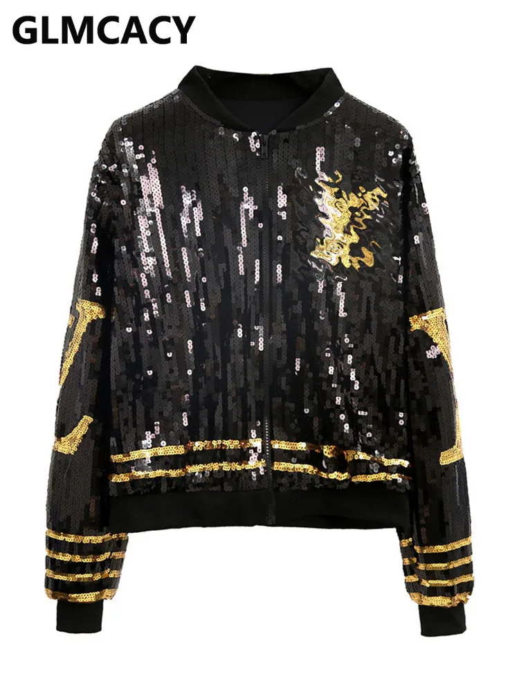 

Women's Sparkling Sequin Trendy Jacket