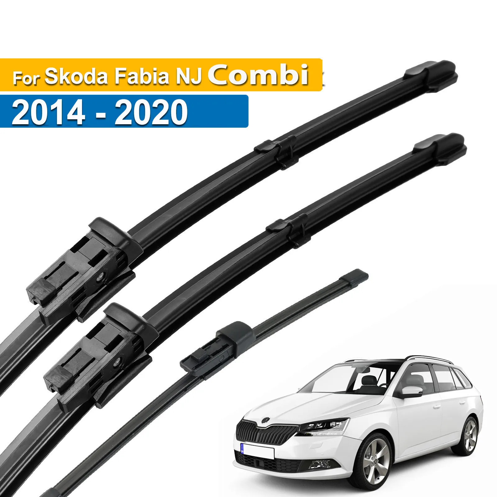 Щетки стеклоочистителя Erick's Wiper LHD для Skoda Fabia Combi Estate Шкода Фабиа 2014-2020, 24/16/16 дюймов