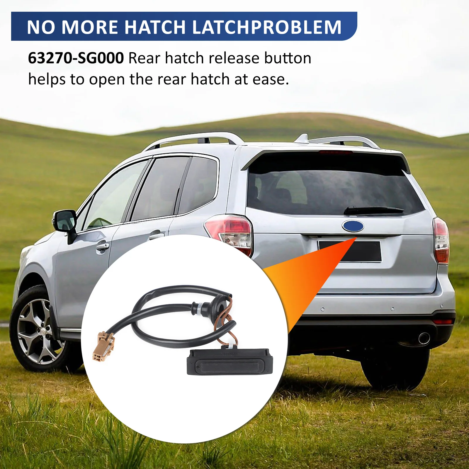 Фото Для Subaru Forester 2014 2015 2016 2017 2018 кнопка замка багажника замена переключателя задней двери OEM 63270SG000 63270-SG000 №5