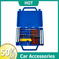11pcs car tire repair kit tire puncture repair kit motorcycle auto universal emergency tubeless tire puncture professional tools