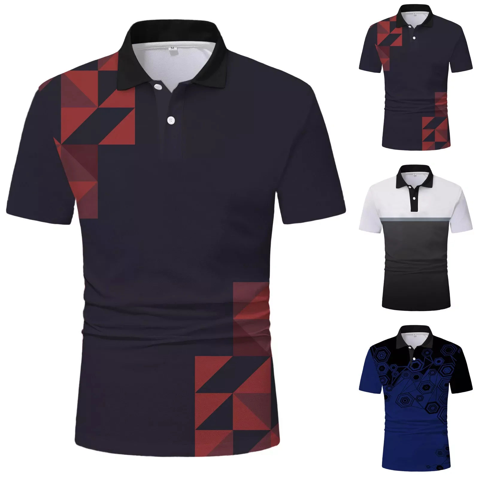 

Новинка 2022, рубашки, трендовые брендовые летние женские Топы с коротким рукавом и отложным воротником, мужская деловая одежда, мужская одеж...