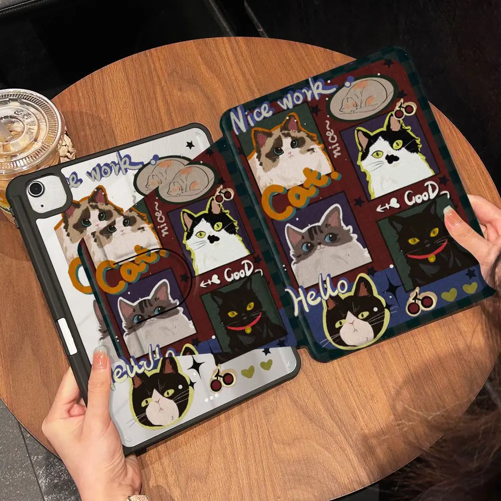 Вращающийся чехол для iPad Air 6 флип-чехол 10 поколения 5 4 9 Pro 11 дюймов 2 9/8/7