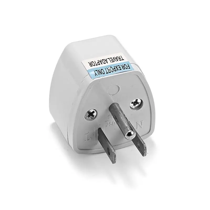 Универсальный 3-контактный американский адаптер штепсельной вилки ЕС США