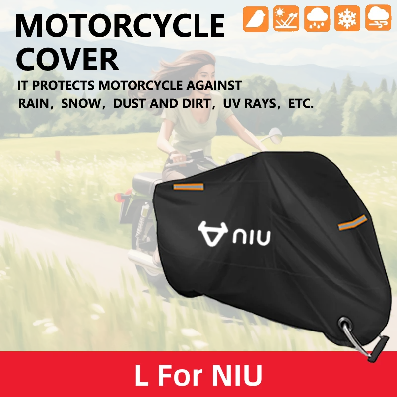 

Motorcycle Waterproof Full Cover For NIU N1 N1S M1 U1 M+ NG US U+ UQI U+B Outdoor UV Protector Rain Dust Sunshade Protective