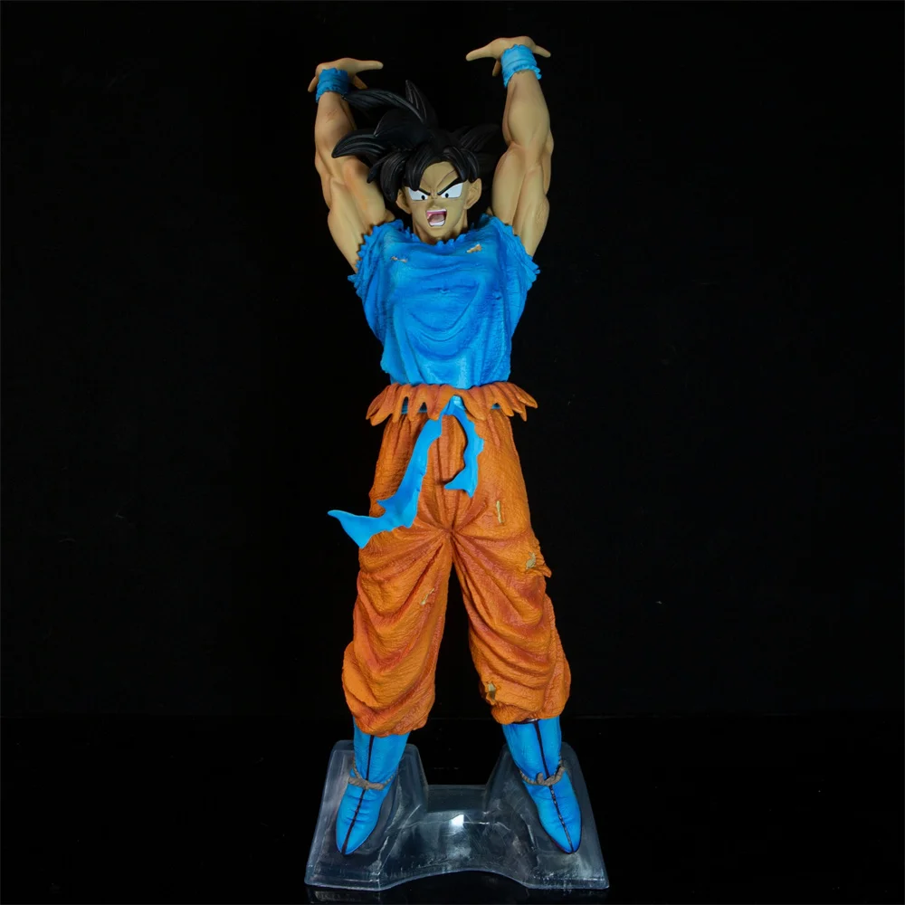 

Anime Dragon Ball Z Super Saiyan Son Goku Kakarotto GK Spirit Bomb Standing PVC Action Figure Collectible Model Doll Toy 41cm