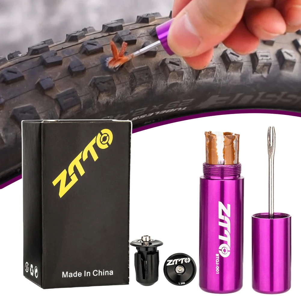 

Bicycle Tubeless Tire Fast Repair Kit For MTB And Road Bike Tires Bar End Hidden Tool Components Integrated Dropshipping