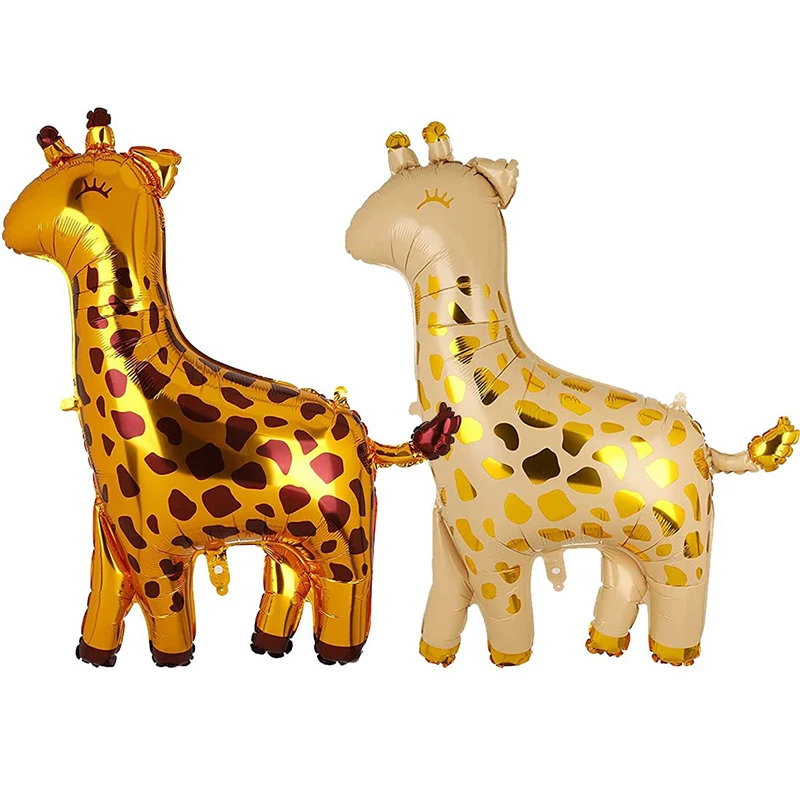 

Animal Giraffe Balloons Leopard Foil Balloons Kids Jungle Safari Birthday Party