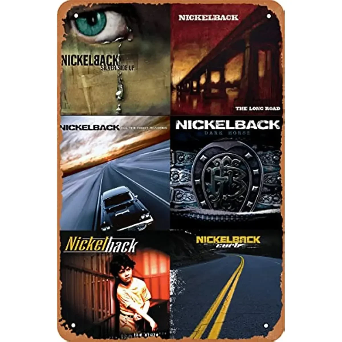 Плакат с никелевой спинкой винтажная металлическая жестяная вывеска подарок для