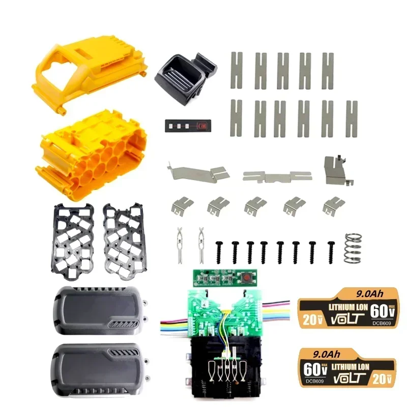 Пластиковый сменный чехол на 15 ячеек 18650 для аккумулятора DeWalt DCB609 20 В/60 В MAX 9 0 Ач