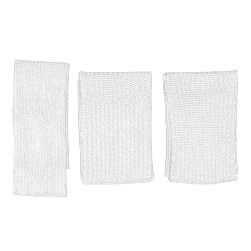 

GTBL 3PCS Welding And Cutting TIG Finger Cots High Temperature And Heat Insulation Welder Anti-Scalding Glass Fiber Gloves
