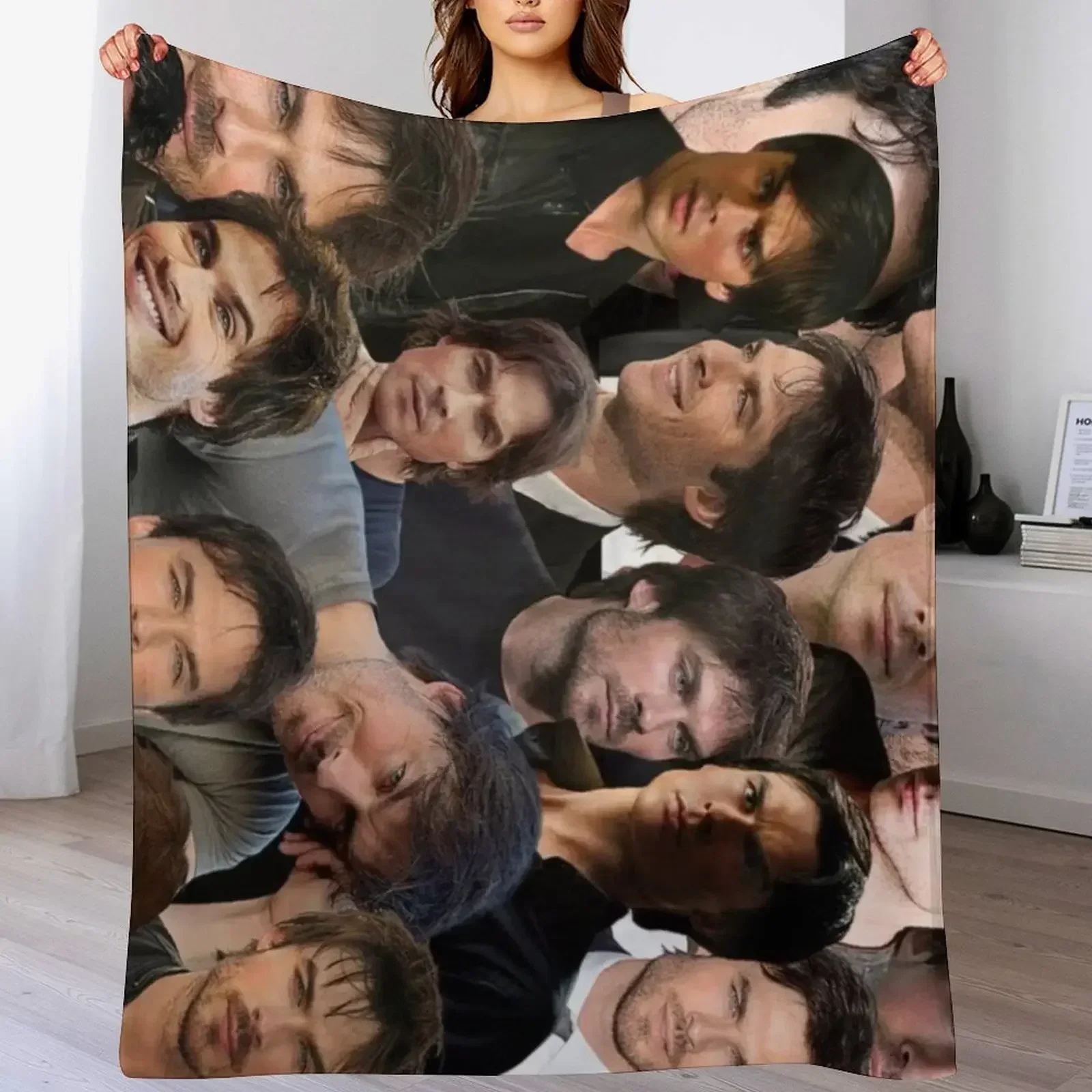 ian somerhalder фотоколлаж пледы мягкие кровати на зиму большое постельное белье одеяла