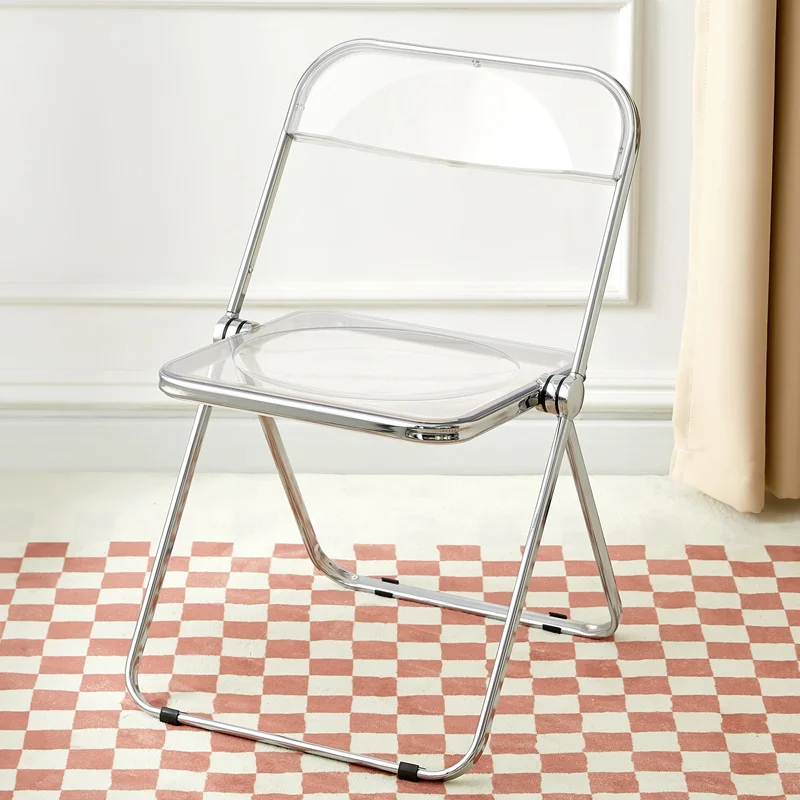 

Модный стул косметический стул фотостул портативный домашний складной стул акриловый обеденный стул прозрачный стул