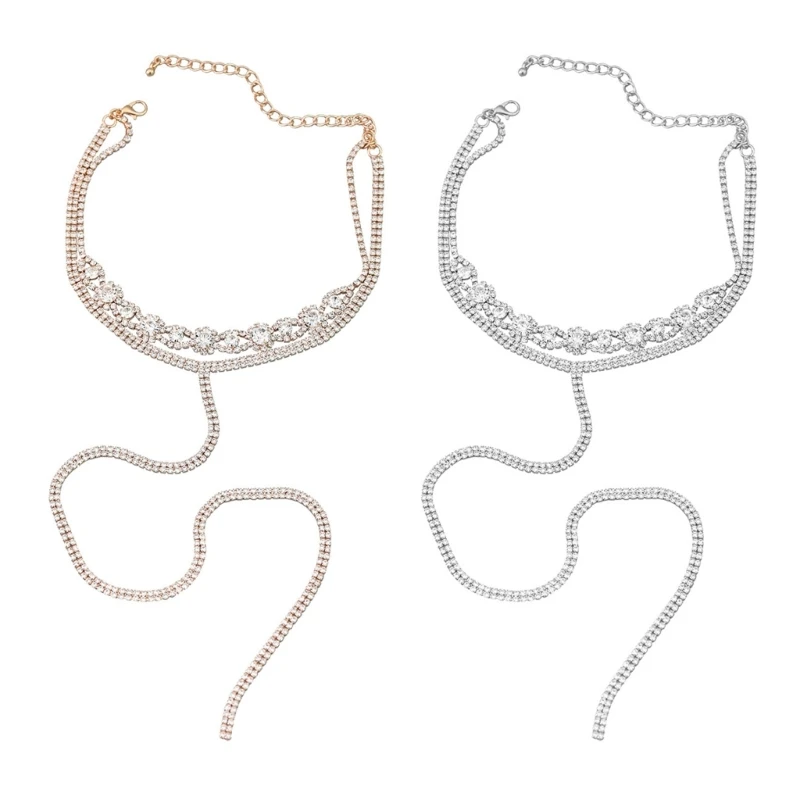 

Длинное ожерелье-чокер с кисточкой