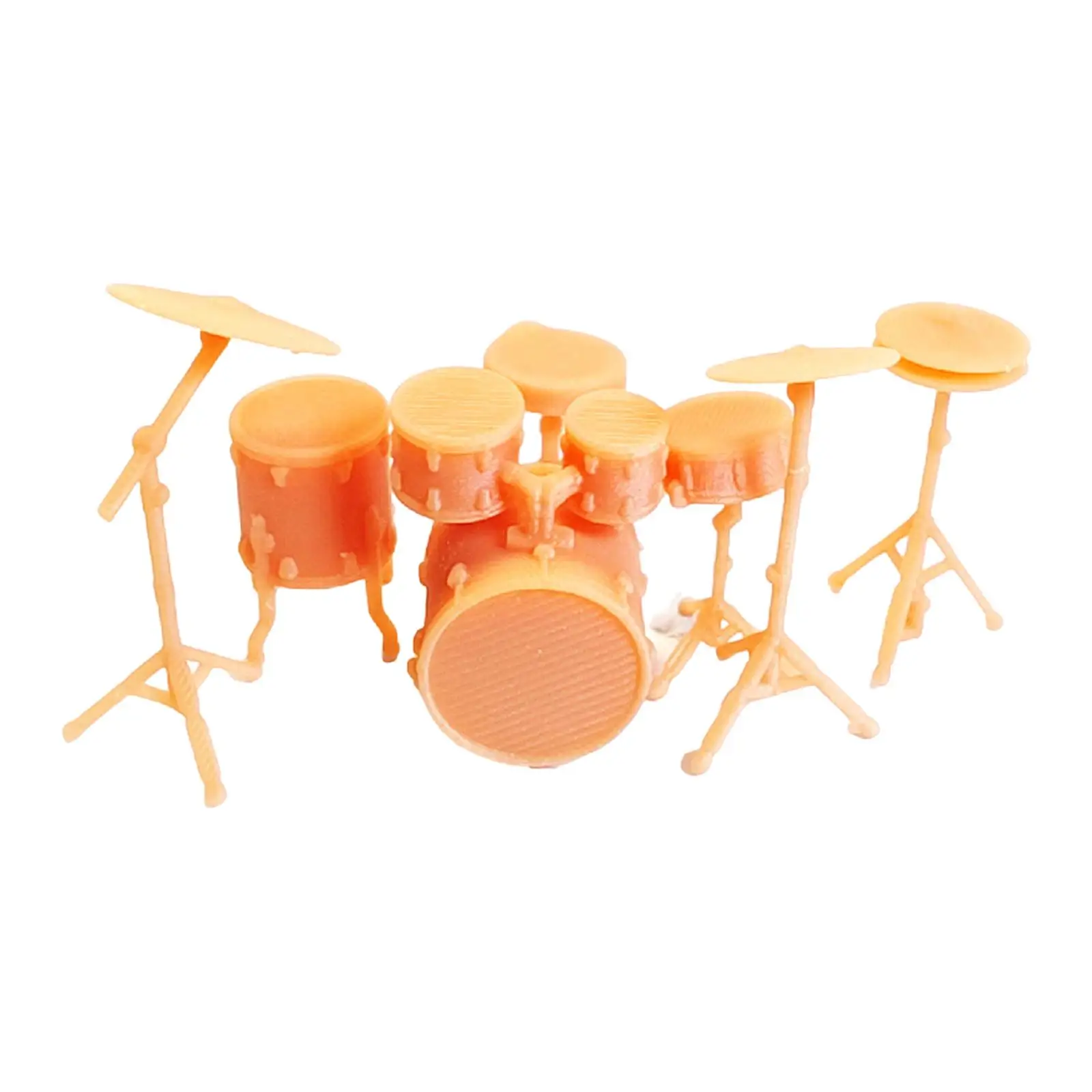 

1:64 Figure Drum Kits Percussion for Miniature Garden DIY Projects Dioramas