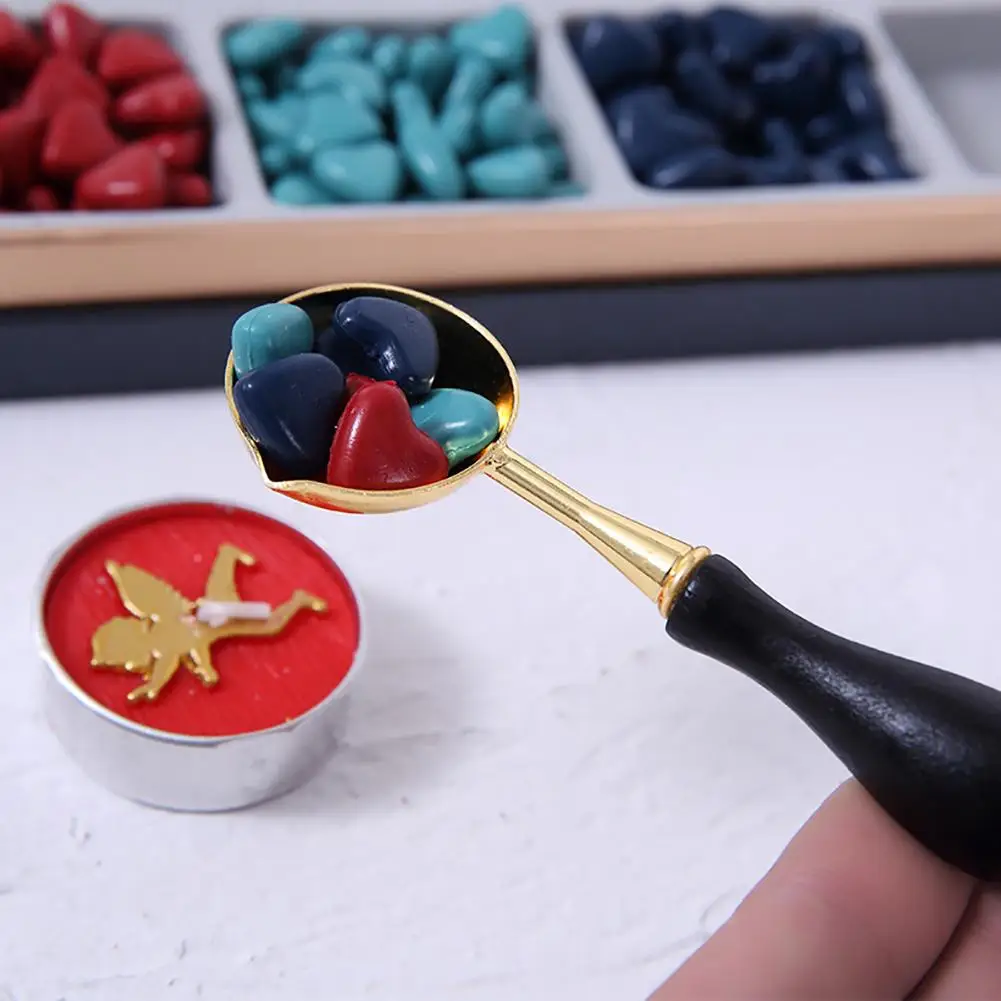 

Retro European Fire Paint Sealing Wax Seal Set For Diy Card Postcard Wedding Invitation Gift Blessing Wood Fire Paint Seal Stamp