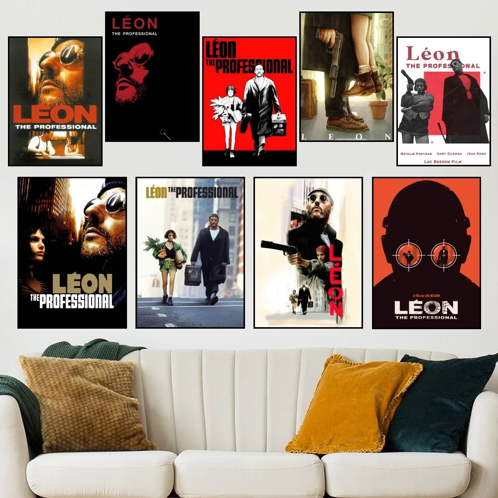 

Leon профессиональный фильм плакат печать настенная живопись спальня гостиная Декор Офис Дом