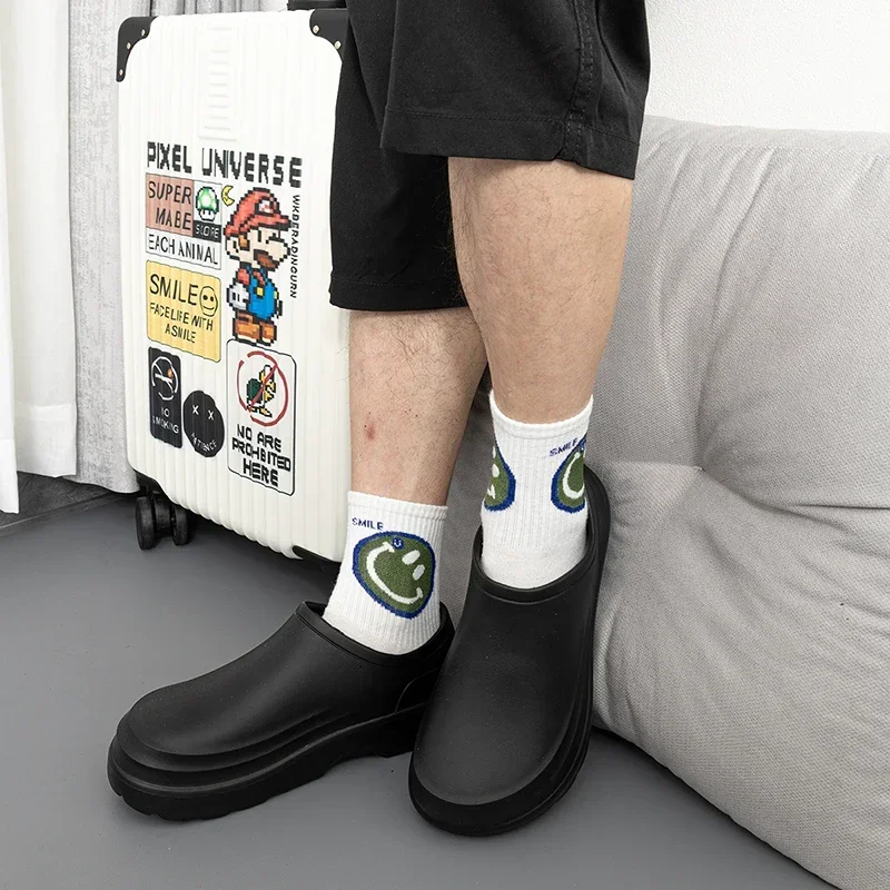 Модные мужские сандалии Рабочая обувь для медсестер шеф-повара дышащая легкая