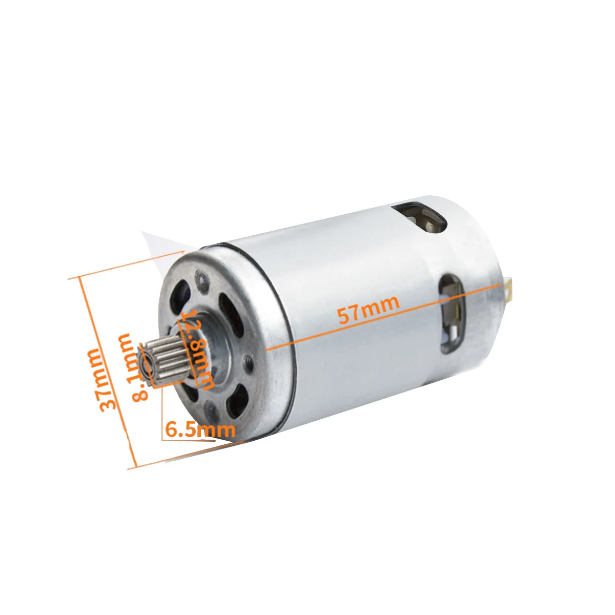 Мотор с щеточным двигателем RS550 21 в 14 зубьев подходит для беспроводной мини-пилы