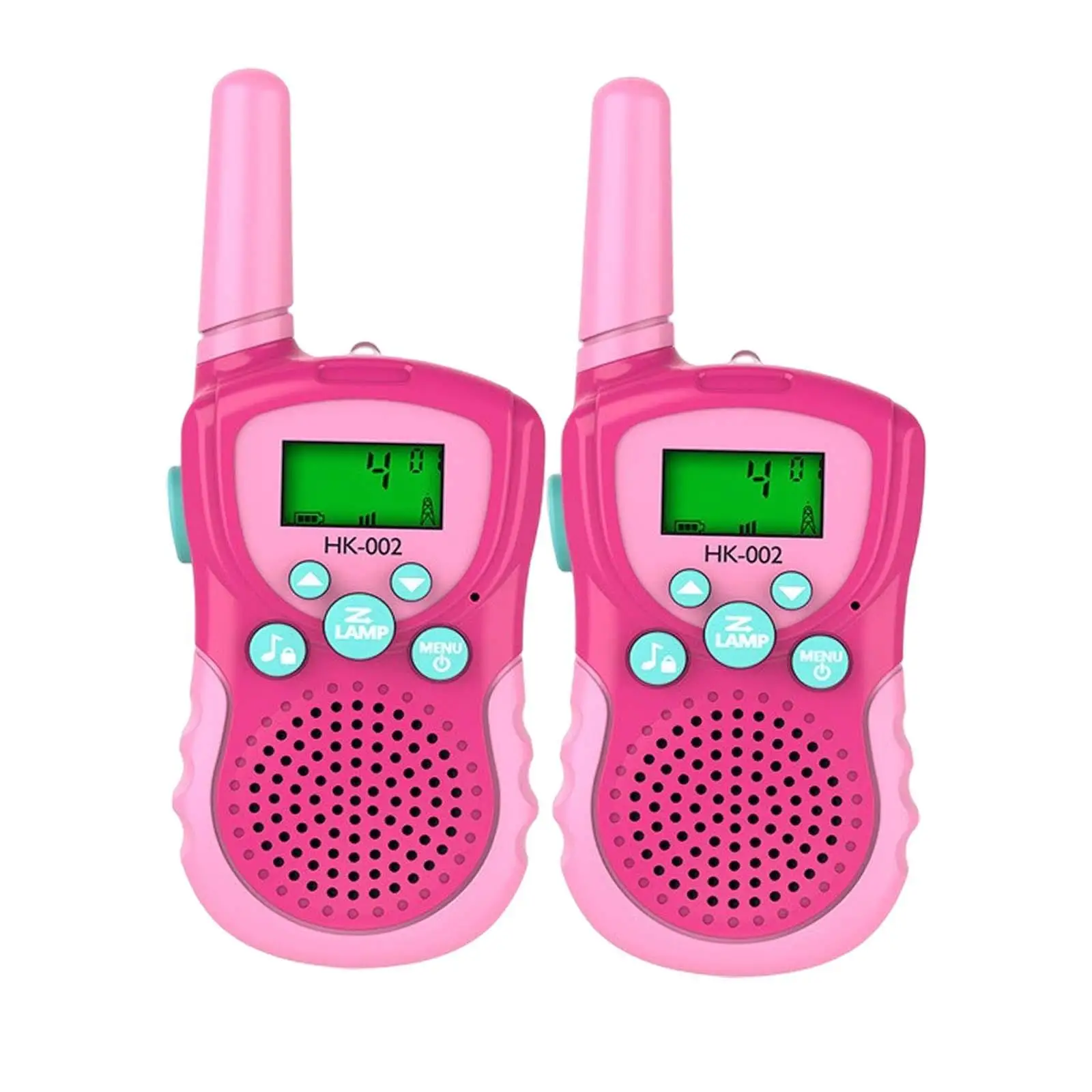 

2Pcs Kids Walkie Talkie 22 Channels Easy to Use Long Distance 2km Birthday Gift 2 Way Radio Toys for Games 3-14 Years Old Hiking
