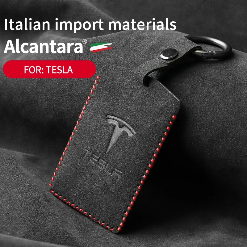 

Замшевый Чехол для карт Tesla Model 3/Y/S/X/NFC/Алькантара