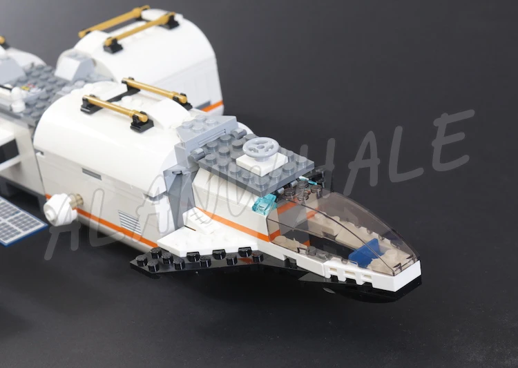 436 шт. городская модульная космическая станция с лунным модулем спутник шаттл