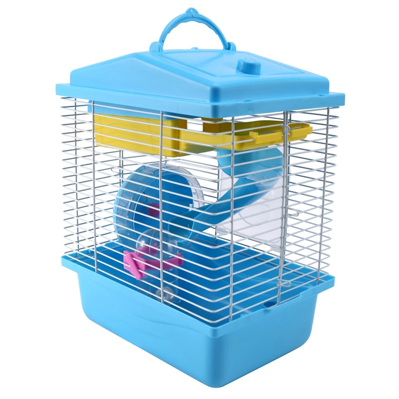 

Pet Cage Hamster Cottage With Transparent Skylight Double Layer House For Hamster Golden Hamster Pet
