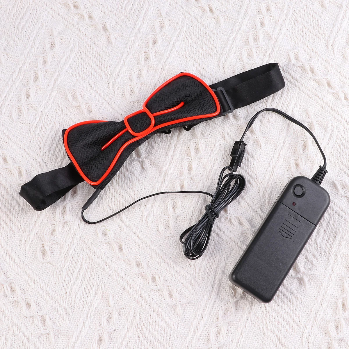 

Галстук-бабочка аксессуары светодиодный Праздничный Рождественский костюм рейва шляпа неоновый Хэллоуин одежда вечевечерние огни одежда ...