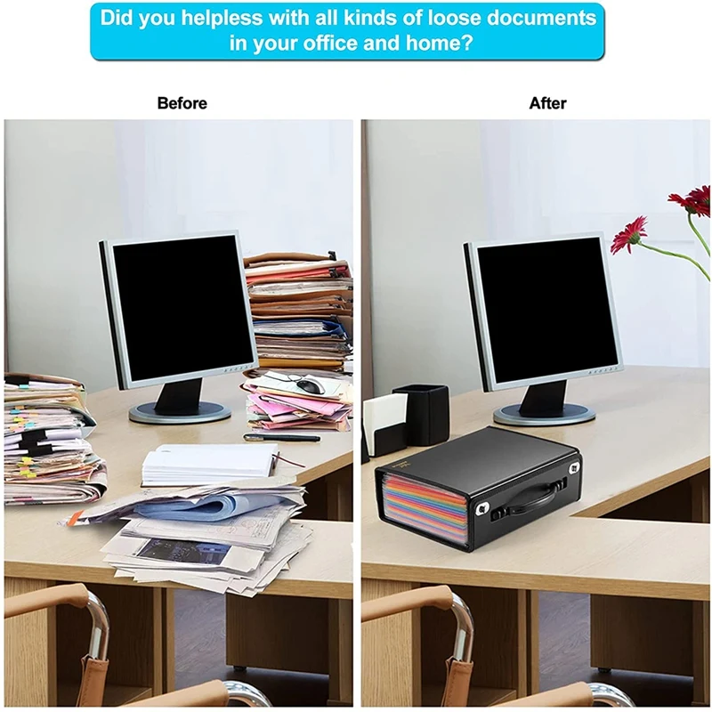 Папка-органайзер для документов 24 кармана |