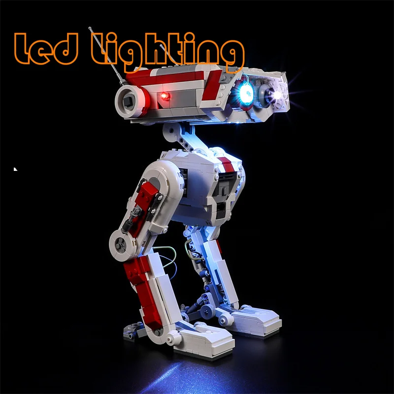 

Светодиодный осветительный комплект для начальной войны, модель 75335 дюйма, модель джедаев с опавшим заказом, строительные блоки для фильмов и игр, светодиоды для автомобиля (только светодиодный фонарь)