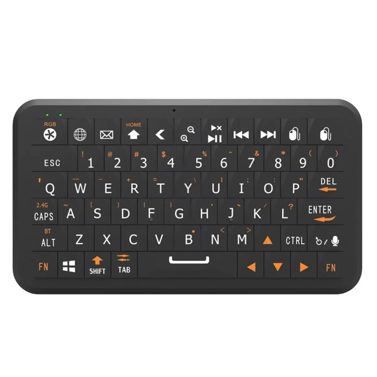 Фото Мини-клавиатура DT75BG с Bluetooth, двойной режим работы 2.4G/5.0G, гироскопическая мышь, RGB-подсветка для Win/IOS/Android №2